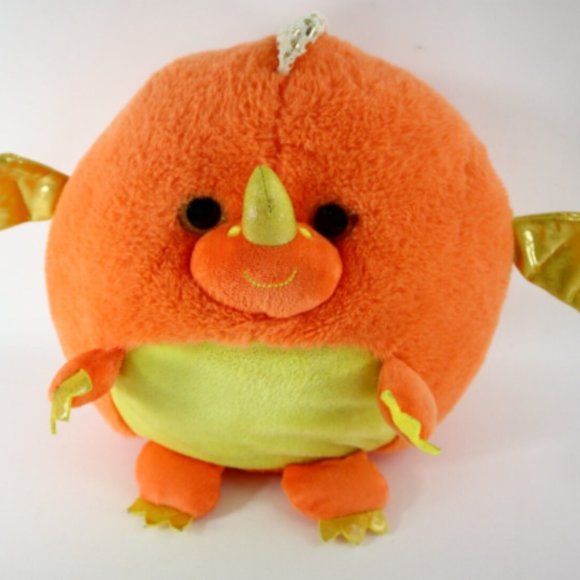 Toys Walgreens Dragon Monster Orange Yellow Creature Plush Stuffed